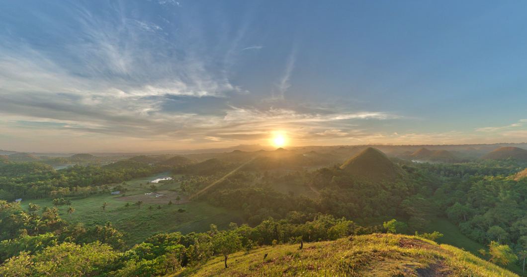 Chocolate Hills Sunrise ExSight360 chocolate-hills-sunrise-exsight360