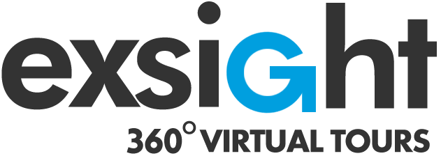 ExSight 360 Media Productions Logo Grey