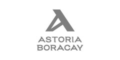 Astoria Boracay Logo Black and White