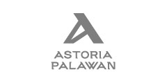 Astoria Palawan Logo Black and White