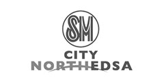 SM City North Edsa (2012) Logo Black and White