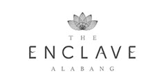 The Enclave Alabang Logo Black and White
