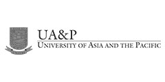 University of Asia and the Pacific Logo Black and White