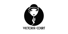 Victoria Court Logo Black and White