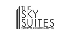 The Skysuites Towers Logo Black and White