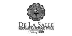 De La Salle Medical and Health Sciences Institute Logo Black and White