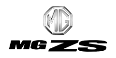 MG ZS Logo Black and White