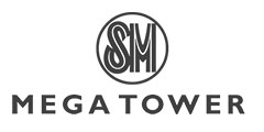 SM Mega Tower Logo Black and White