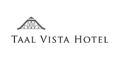 Taal Vista Hotel Logo Black and White