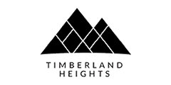 Timberland Heights Logo Black and White