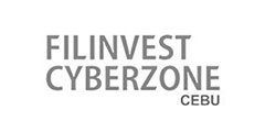 Filinvest Cyberzone Cebu Logo Black and White