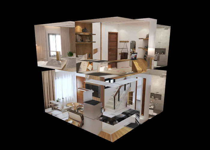 Robinsons Homes Chicago Model House 360 Tour Screenshot