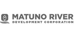 Matuno River Hydroelectric Power Plant Logo Black and White