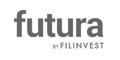 Futura Amber Model House Logo Black and White