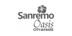 Sanremo Oasis Logo Black and White