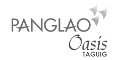 Panglao Oasis Logo Black and White