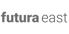Futura East Logo Black and White