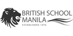 British School Manila Logo Black and White