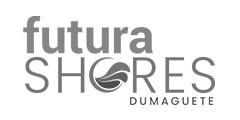Futura Shores Dumaguete Logo Black and White