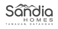 Sandia Homes Logo Black and White