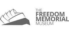 The Freedom Memorial Museum Gallery Logo Black and White