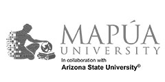 Mapua University School of Multimedia and Digital Arts Logo Black and White