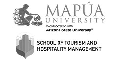 Mapua School of Tourism and Hospitality Management Logo Black and White