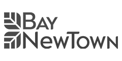 Bay Newtown Logo Black and White