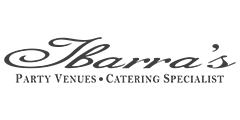 Ibarra’s Party Veneus Logo Black and White