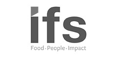 International Food Services Logo Black and White